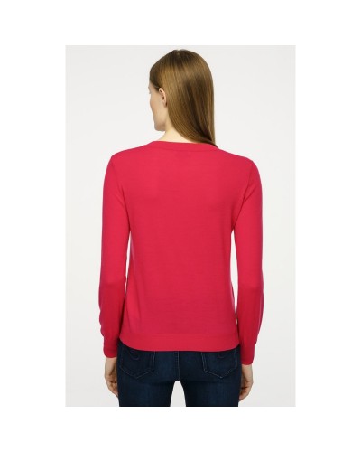 Różowy sweter z żyrafą