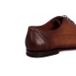 Brązowe skórzane półbuty męskie