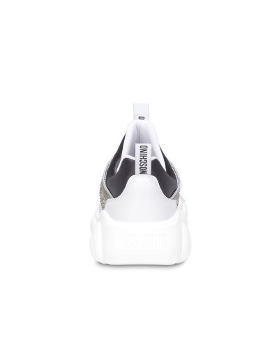 Srebrne buty sportowe damskie