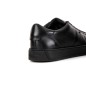 Czarne skórzane sneakersy męskie