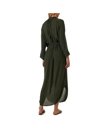 Sukienka długa khaki