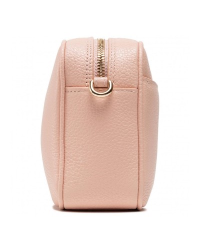 Różowa skórzana torebka