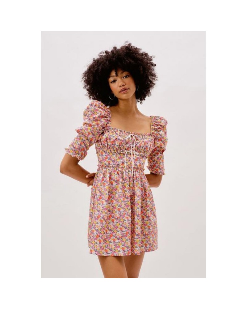 Kolorowa sukienka mini