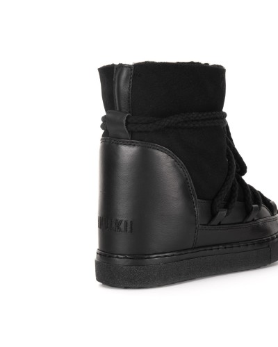 Czarne buty Inuikii na koturnie