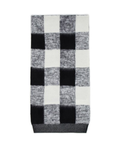 Czarno biały szalik