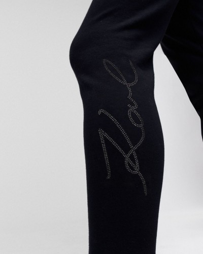 Czarne spodnie dresowe