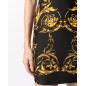 Czarna sukienka mini w print Czarna sukienka mini w print