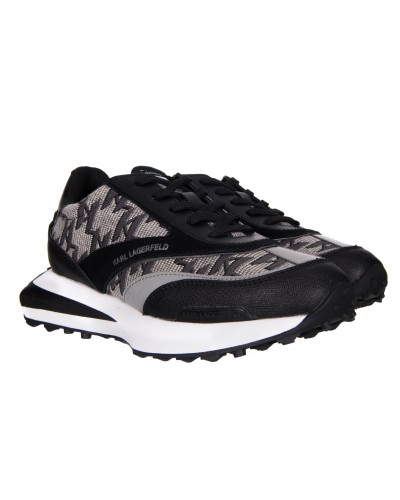 Sneakersy brązowo czarne