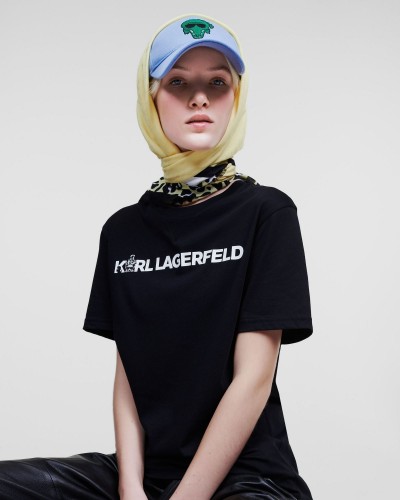 T-shirt Ikonik Karlimal czarny