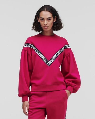 bluza-dresowa-z-logowaniem-fuksja-220w1802-554-karl-lagerfeld