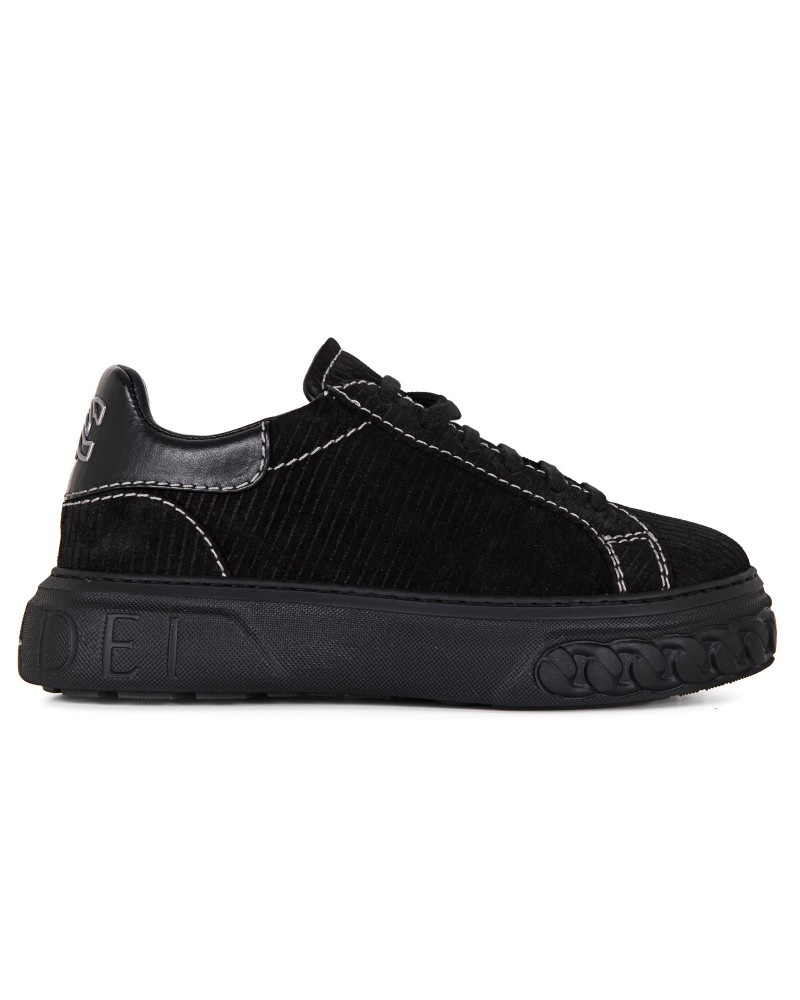 Sneakersy zamszowe czarne Sneakersy zamszowe czarne