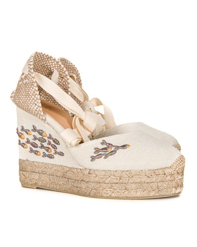 Espadryle na koturnie