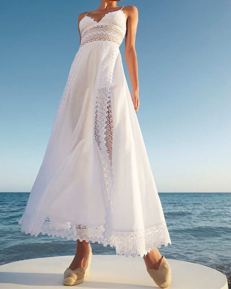 Sukienka długa Brenda biała