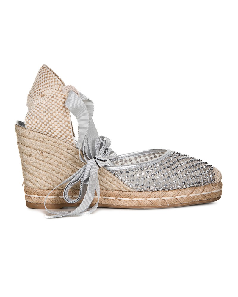 Sandały na koturnie 8 cm