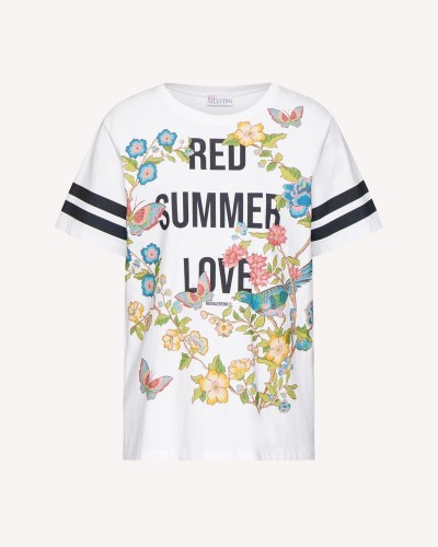 T-shirt z kolorowym nadrukiem