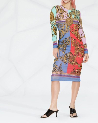Sukienka midi w print