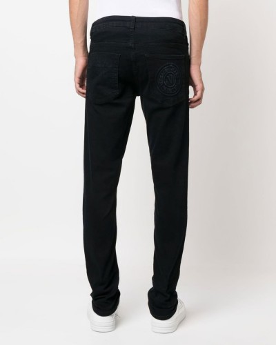 Czarne jeansy slim fit
