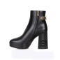 Botki czarne na obcasie