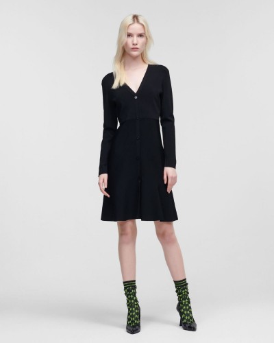 dzianinowa-sukienka-mini-karl-lagerfeld-225w1351-999