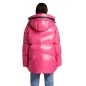 Kurtka puchowa różowa