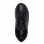 Sneakersy czarne na podeszwie 3 cm