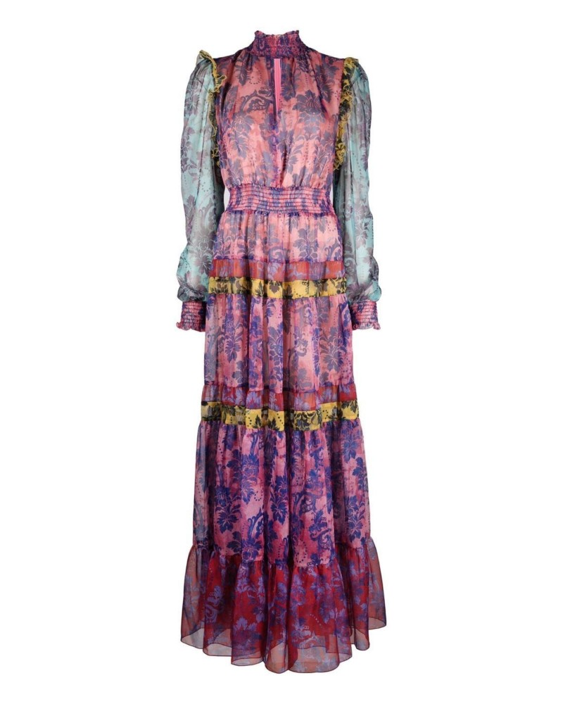 Sukienka maxi w print