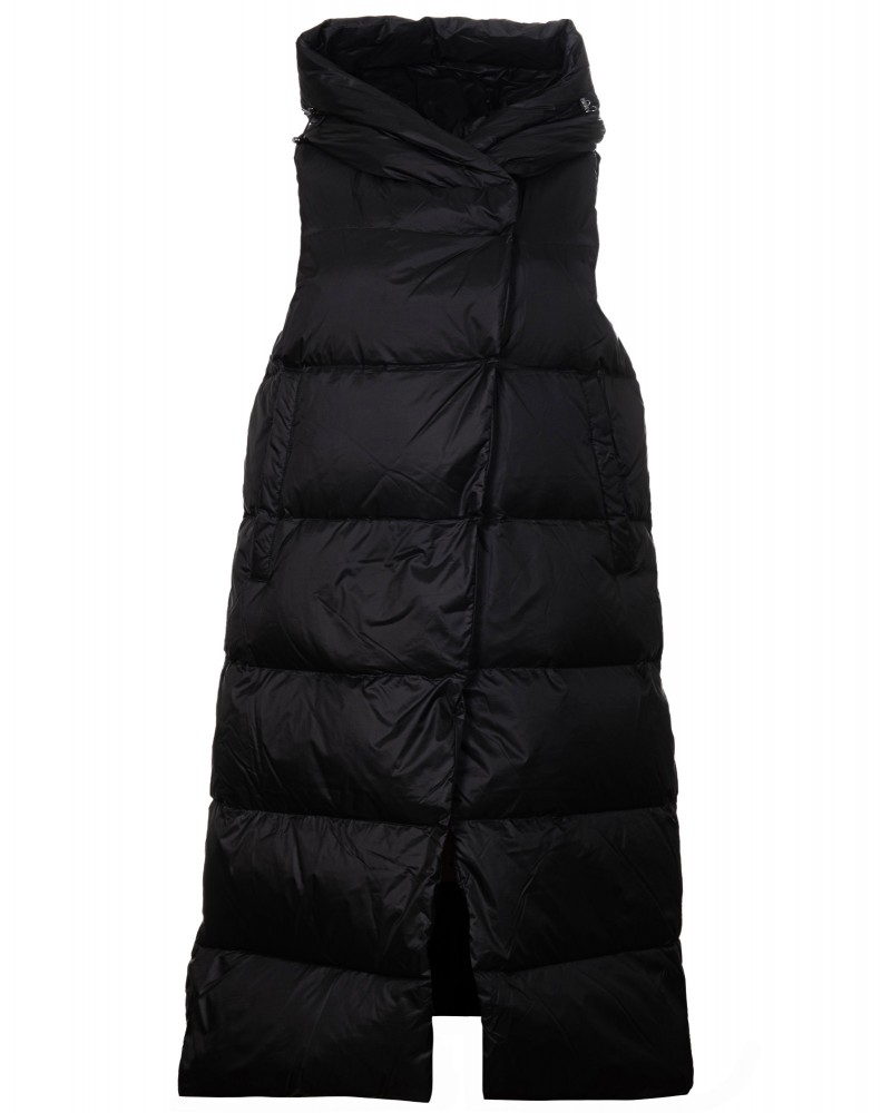 Długa kamizelka czarna