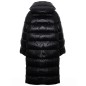Kurtka puchowa czarna długa