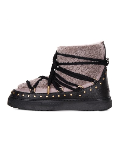Brązowe śniegowce Curly Sneakers