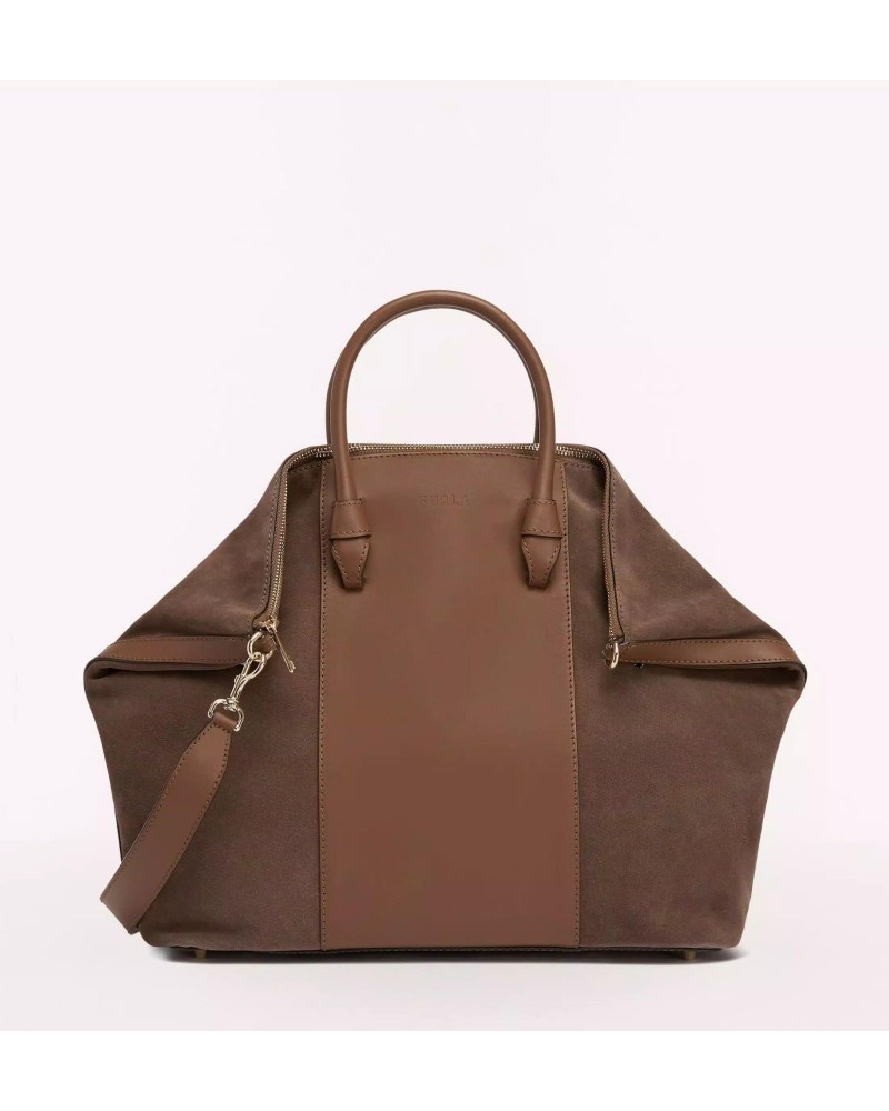 Duża brązowa torebka