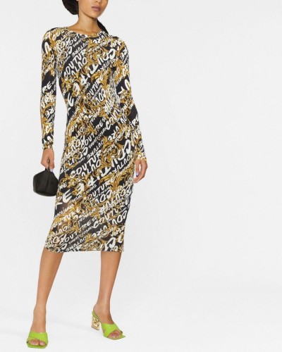Sukienka midi w print