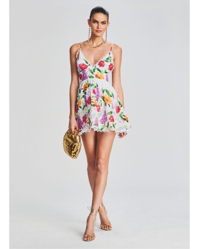 Sukienka mini w print