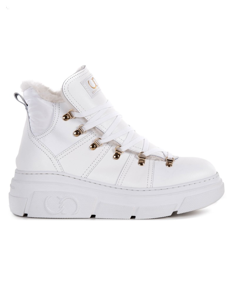 Zimowe sneakersy białe Zimowe sneakersy białe