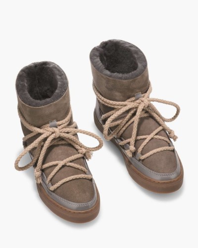 Skórzane śniegowce Classic Sneaker Brązowe