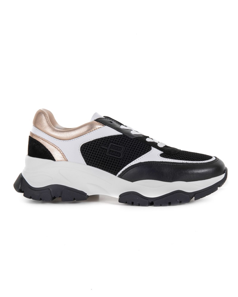 Czarne sneakersy damskie