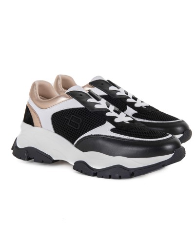 Czarne sneakersy damskie