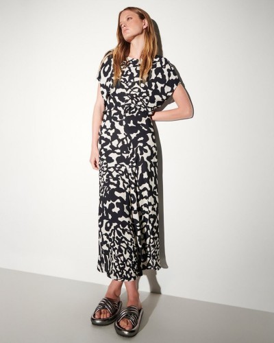 Sukienka maxi w print