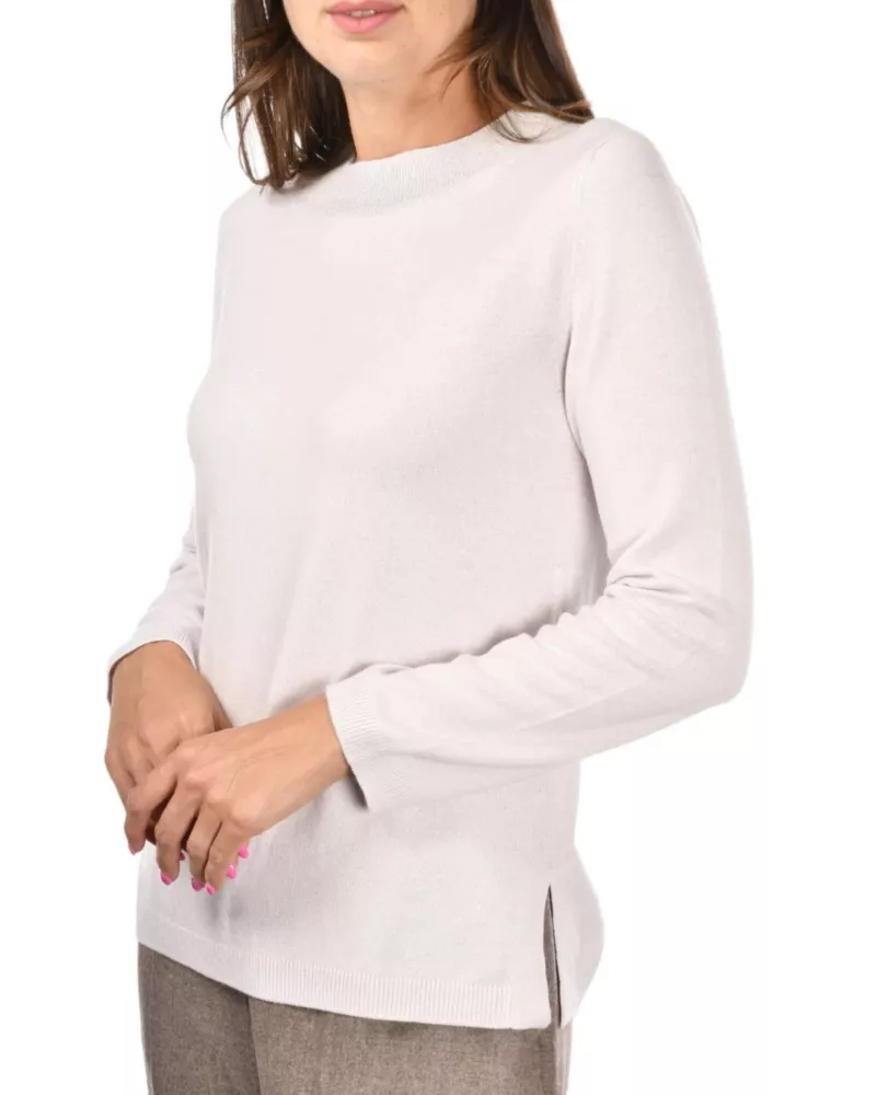 Kaszmirowa kremowa bluzka