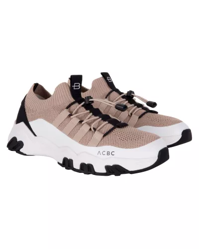 Sneakersy męskie beżowe