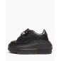 Sneakersy na podeszwie 5 cm czarne Sneakersy na podeszwie 5 cm czarne